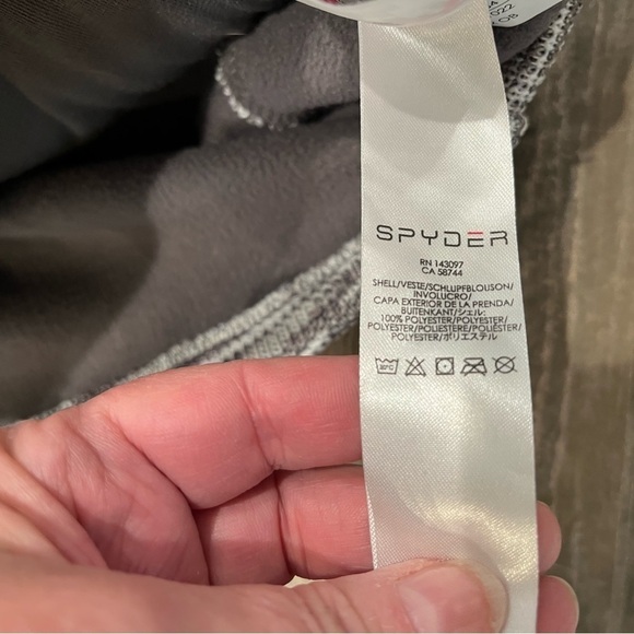 SPYDER Endure Space Dye Stryke Fleece Full Zip Mid Weight Jacket Small NWOT - Picture 6 of 10